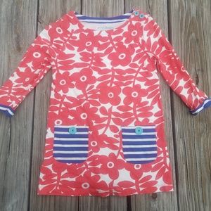 Boden Designer Cotton Long Shirt Sz 7/8 Girls